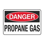 Danger Propane Gas Decal
